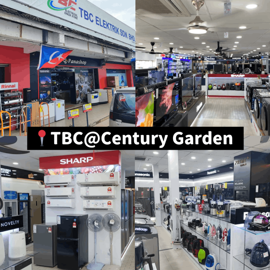 TBC@Century Garden | LG Brand Shop | Electrolux Brand Shop 1 tbccentury garden lg brand shop electrolux brand shop